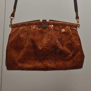 VINTAGE LOOK, FAUX SNAKE SKIN PURSE!!!